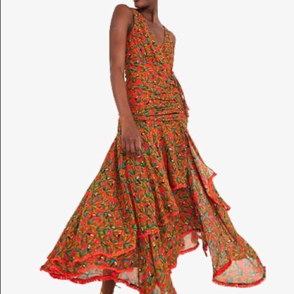 NEW✨ Farm Rio Tucano Paradise Maxi Dress XS